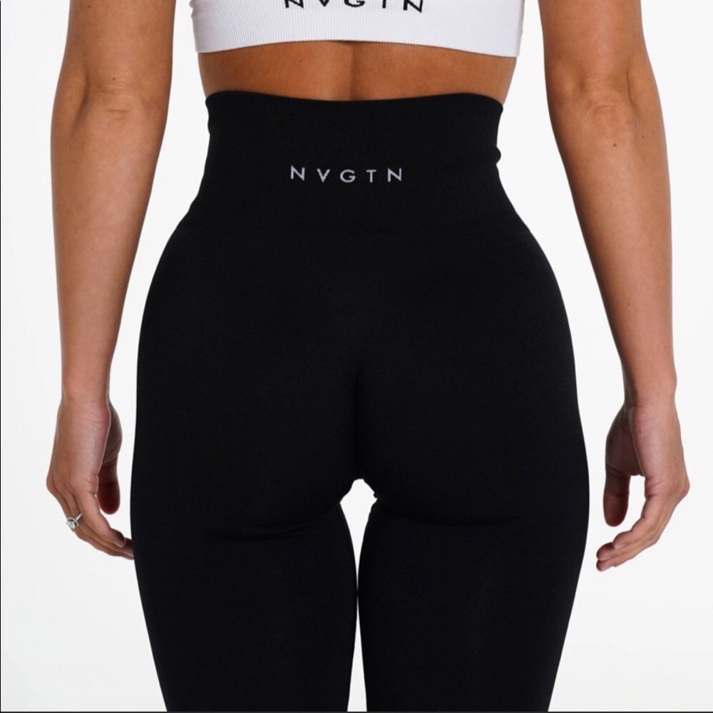 NVGTN Navigation Black Seamless Leggings M